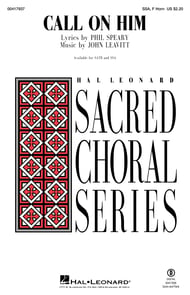 Call on Him SSA choral sheet music cover Thumbnail
